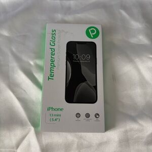 NIB: Loopy Case • iPhone 13 Mini‎ Tempered Glass Screen Protector Kit